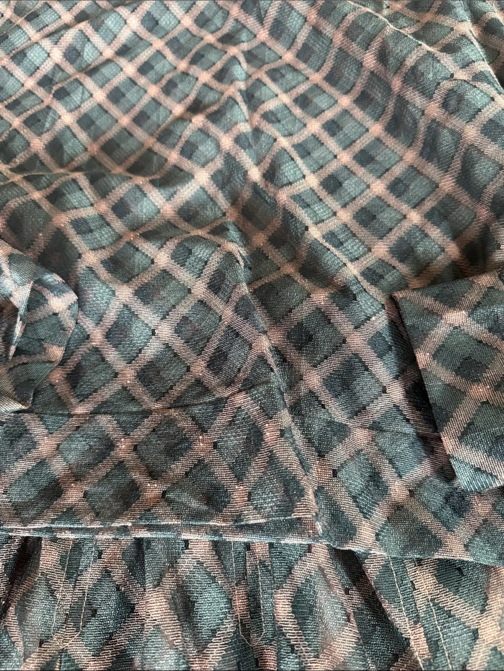 Buru set - Plaid Midi Skirt and matching top - Picture 2 of 4